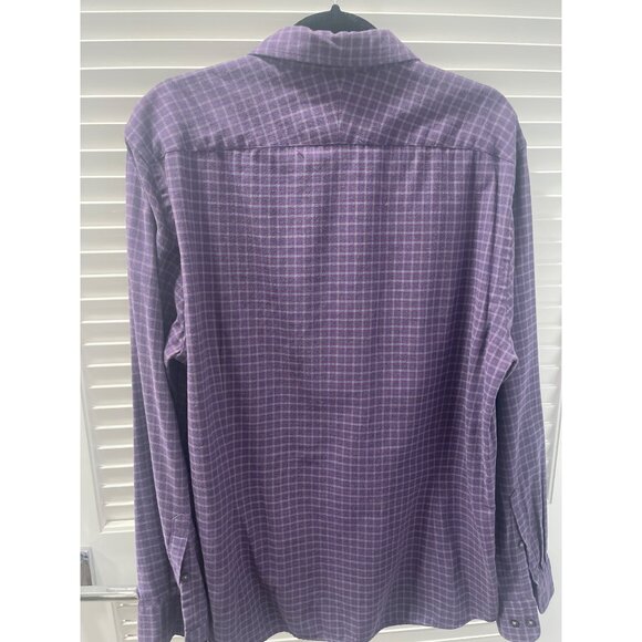 Charles Tyrwhitt London Button-Down Collar Brushed Flannel Slim Fit Shirt - SZ L - Picture 4 of 9